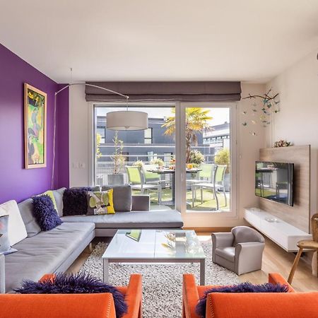 Illanka - Appartement 3 Chambres Avec Parking Et Terrasse Proche Gare Rennes Luaran gambar
