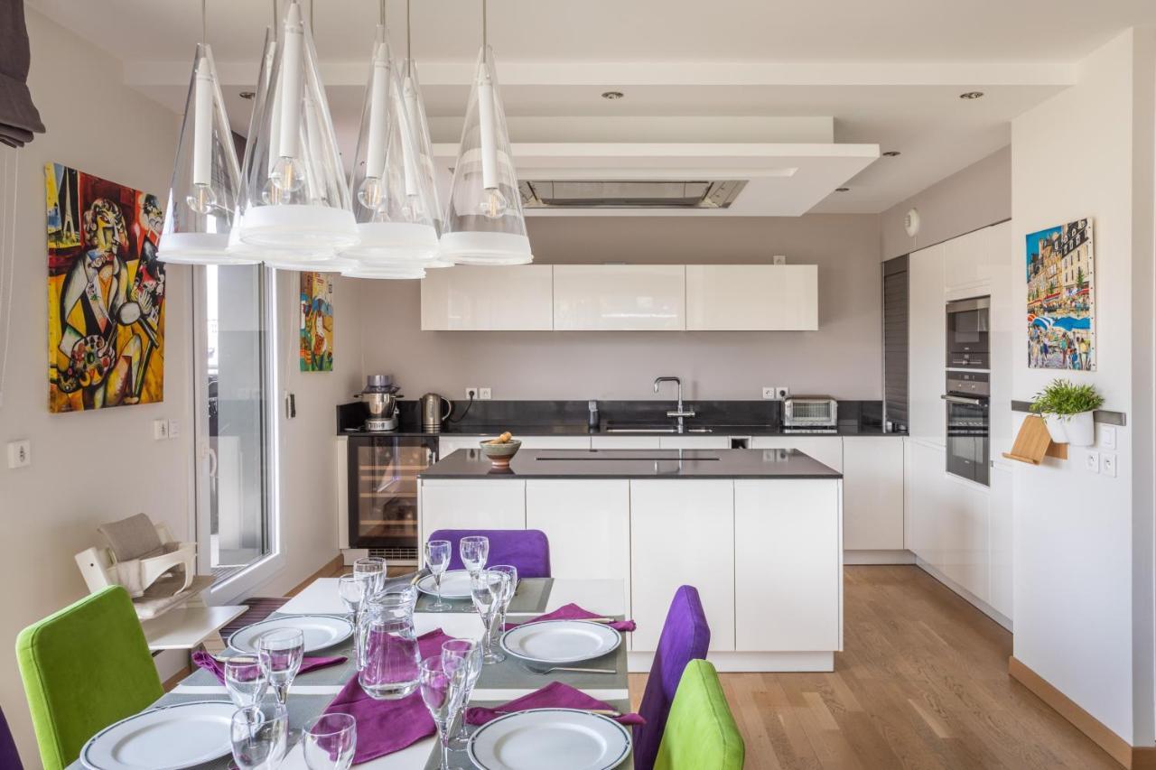 Illanka - Appartement 3 Chambres Avec Parking Et Terrasse Proche Gare Rennes Luaran gambar