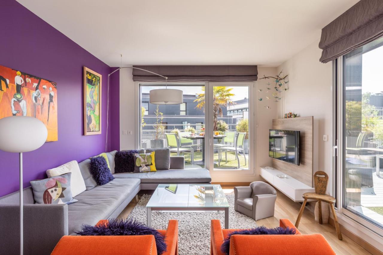Illanka - Appartement 3 Chambres Avec Parking Et Terrasse Proche Gare Rennes Luaran gambar