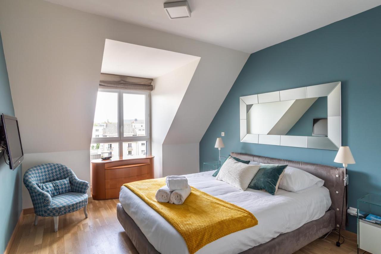 Illanka - Appartement 3 Chambres Avec Parking Et Terrasse Proche Gare Rennes Luaran gambar