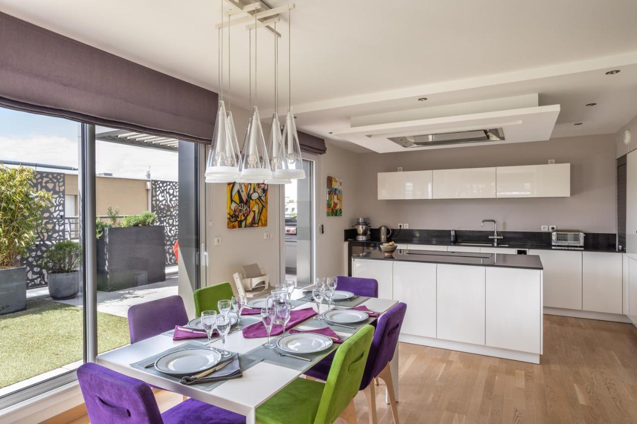 Illanka - Appartement 3 Chambres Avec Parking Et Terrasse Proche Gare Rennes Luaran gambar