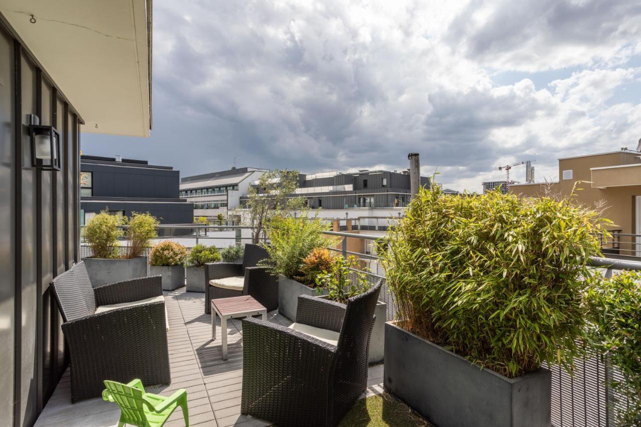 Illanka - Appartement 3 Chambres Avec Parking Et Terrasse Proche Gare Rennes Luaran gambar