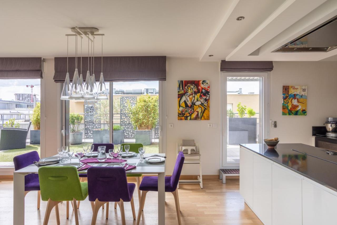 Illanka - Appartement 3 Chambres Avec Parking Et Terrasse Proche Gare Rennes Luaran gambar